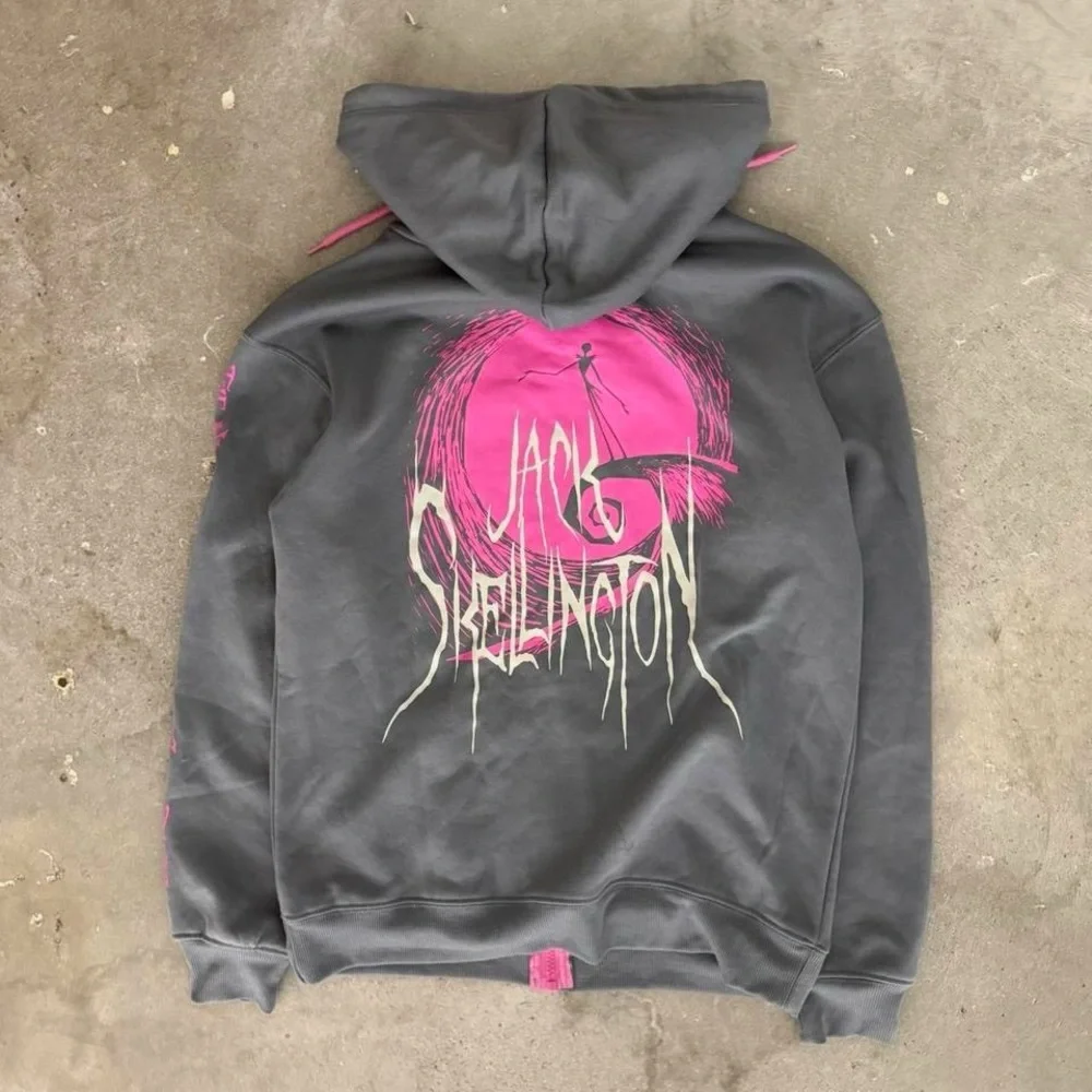 Gray and PinkHoodie - The Nightmare Before Christmas XS - Picture 4 of 4